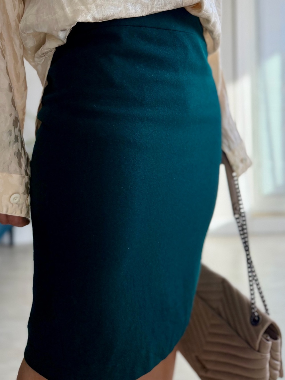 Y2K Vintage Mexx Metropolitan Wool Blend Pencil Skirt Size 6 – Like New